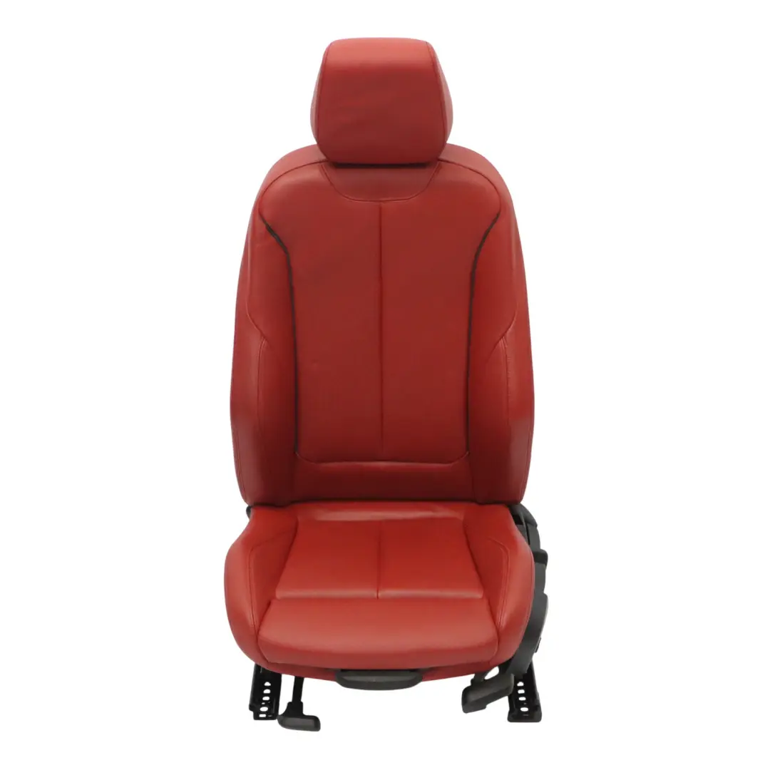 Front Seat BMW F20 M Sport Heated Leather Korall-Rot Red Left N/S to with Part number 7295147 Front Seat BMW F20 M Sport Heated Leather Korall-Rot Red Left N/S - SKU 7295147-5 - Part number 7295147