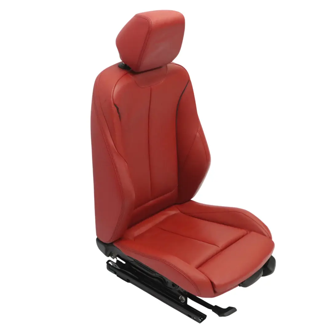  Sedile anteriore BMW F20 M Sport riscaldato in pelle Korall-Rot Red sinistro - SKU 7295147-5 - Numero di parte 7295147