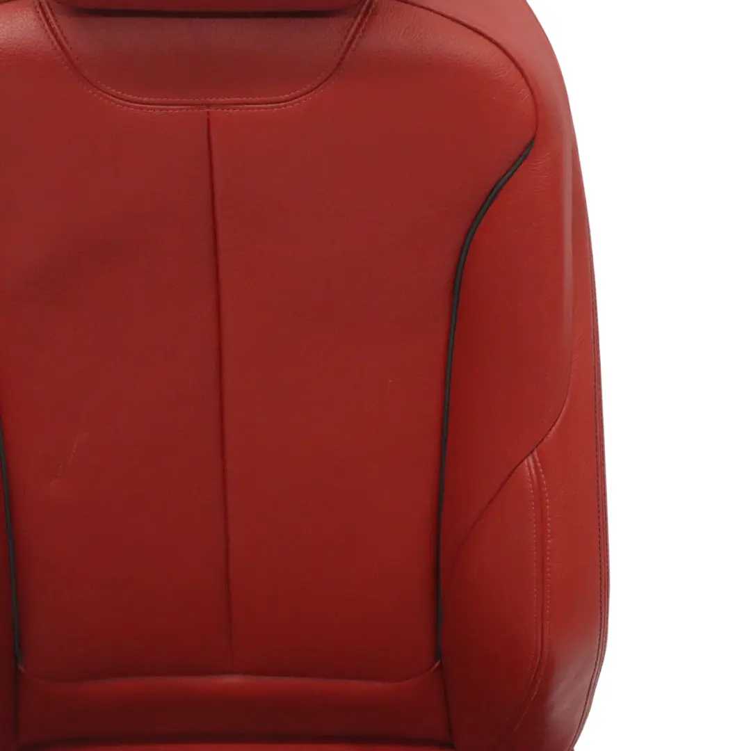  Sedile anteriore BMW F20 M Sport riscaldato in pelle Korall-Rot Red sinistro - SKU 7295147-5 - Numero di parte 7295147