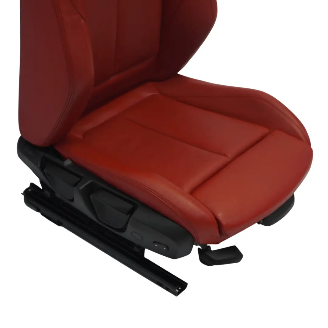 Asiento delantero derecho Interior Cuero Dakota Korall Rojo para BMW F20 M Sport con número de pieza 7295148 BMW F20 M Sport Asiento delantero derecho Interior Cuero Dakota Korall Rojo - SKU 7295148-5 - Número de pieza 7295148