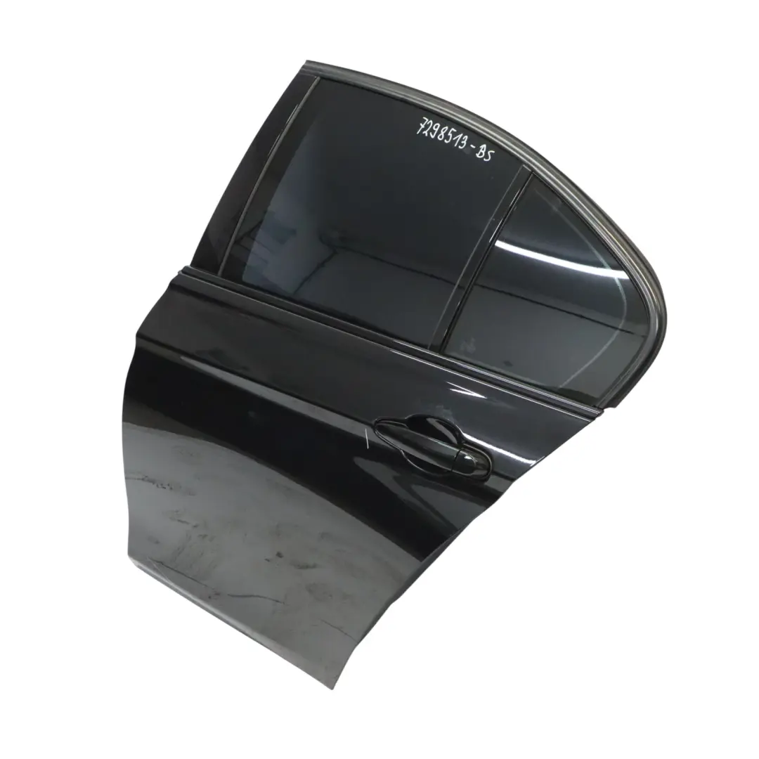 BMW F30 Rear Left Door N/S Saloon Black Sapphire Metallic - 475 - SKU 7298513-BS - Part number 7298513
