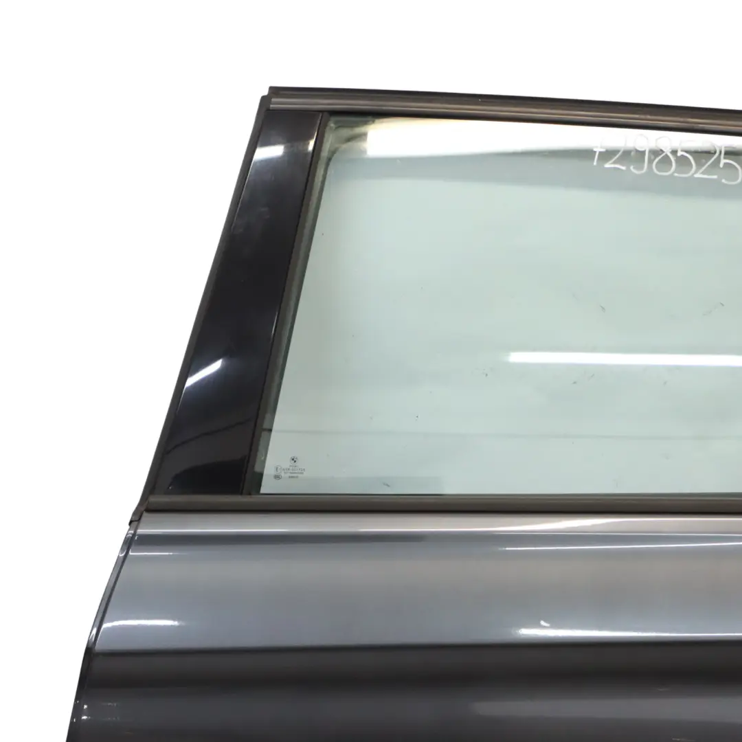 Left Door N/S Mineralgrau Grey Metallic - B39 to BMW F31 Touring Rear with Part number 7298525 BMW F31 Touring Rear Left Door N/S Mineralgrau Grey Metallic - B39 - SKU 7298525-MG - Part number 7298525