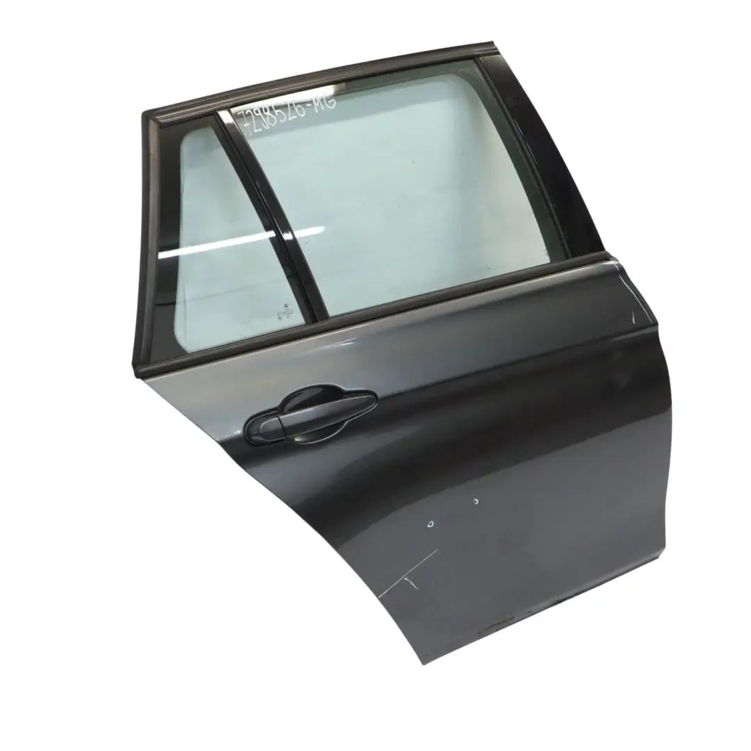 Right Door O/S Mineralgrau Mineral Grey Metallic - B39 to BMW F31 Touring Rear with Part number 7298526 BMW F31 Touring Rear Right Door O/S Mineralgrau Mineral Grey Metallic - B39 - SKU 7298526-MG - Part number 7298526