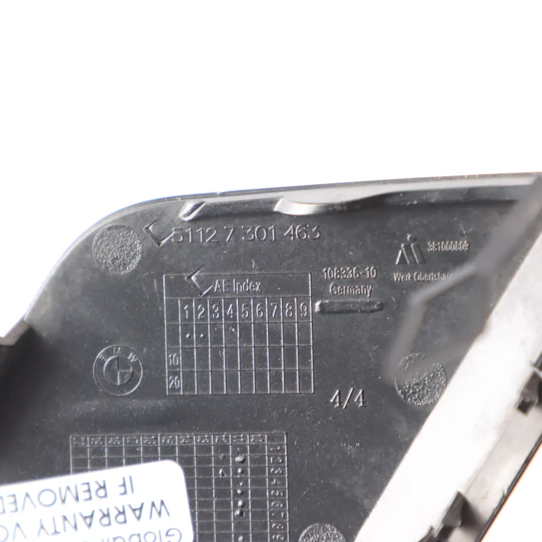 Osłona Zaślepka Haka Holowniczego Przednia Niebieska do BMW F20 F21 o numerze 7301463 BMW F20 F21 Osłona Zaślepka Haka Holowniczego Przednia Niebieska - SKU 7301463-DSB - Numer Części 7301463