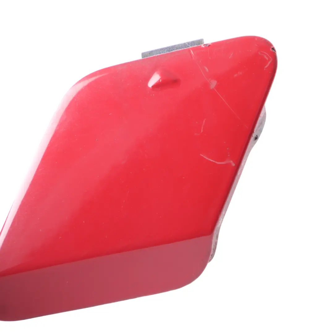 BMW F20 F21 Towing Eye Cover Rear Bumper Hook Flap Cap Crimson Red - A61 - SKU 7301463-KAR - Part number 7301463