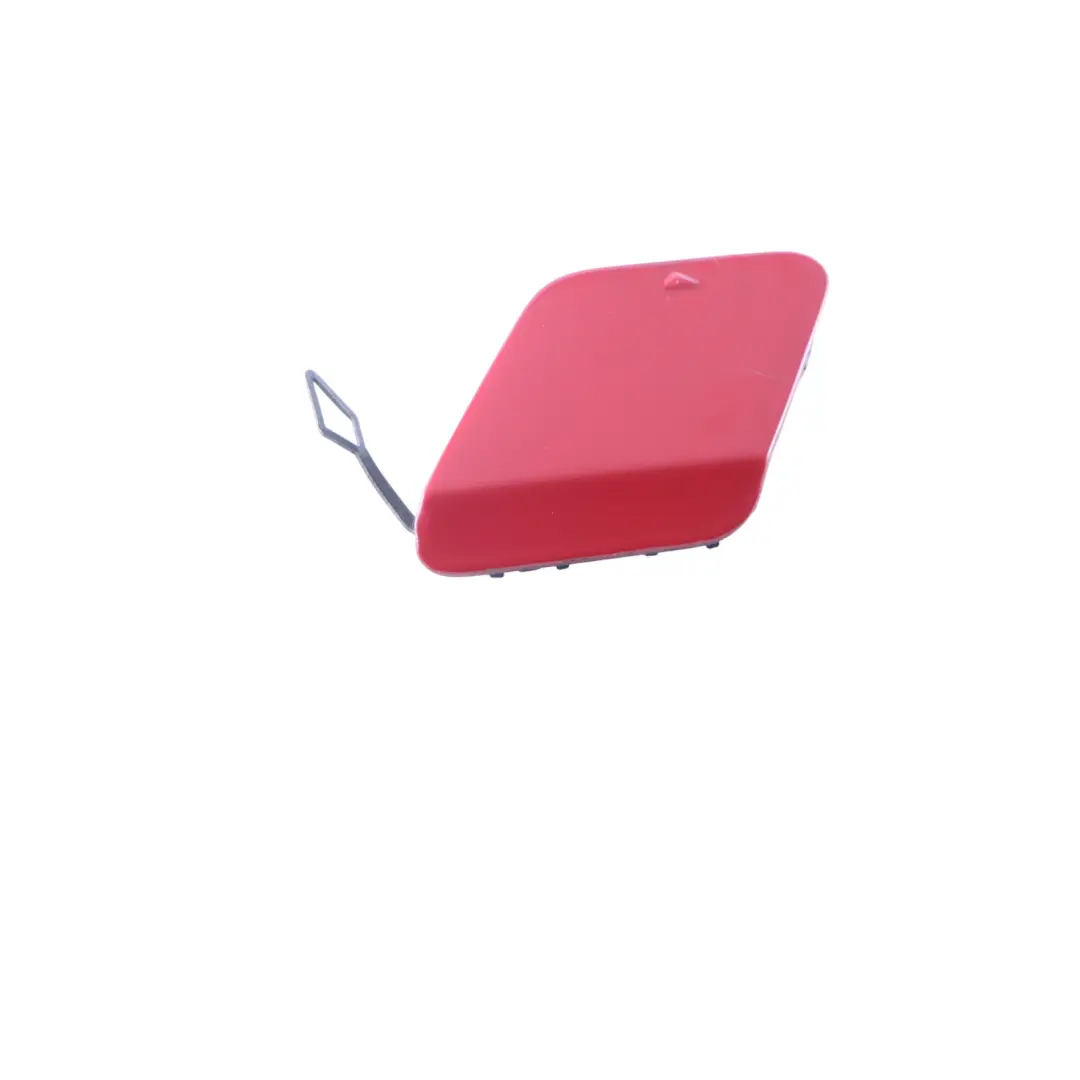 BMW F20 F21 Towing Eye Cover Rear Bumper Hook Flap Cap Crimson Red - A61 - SKU 7301463-KAR - Part number 7301463