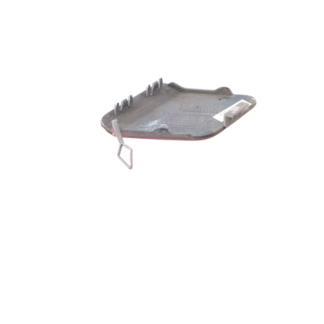 BMW F20 F21 Towing Eye Cover Rear Bumper Hook Flap Cap Crimson Red - A61 - SKU 7301463-KAR - Part number 7301463