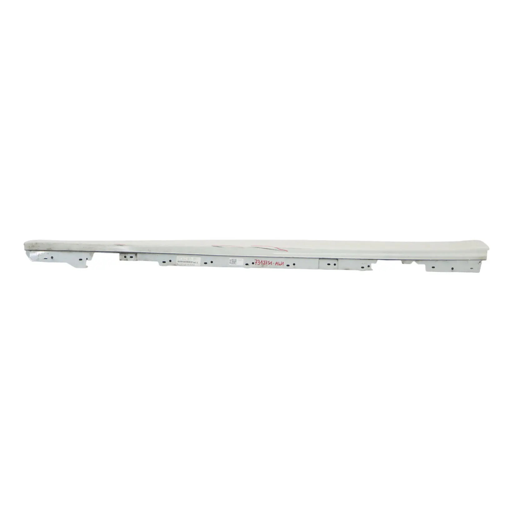 BMW F30 F31 Sill Strip Side Skirt Cover Left N/S Alpinweiss Alpine White - 300