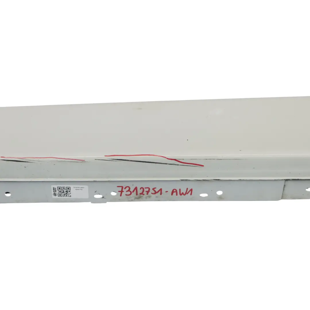 BMW F30 F31 Einstiegsleiste Seitenschweller Abdeckung Links Alpinweiss - 300 - SKU 7312751-AW1 - Teilenummer 7312751