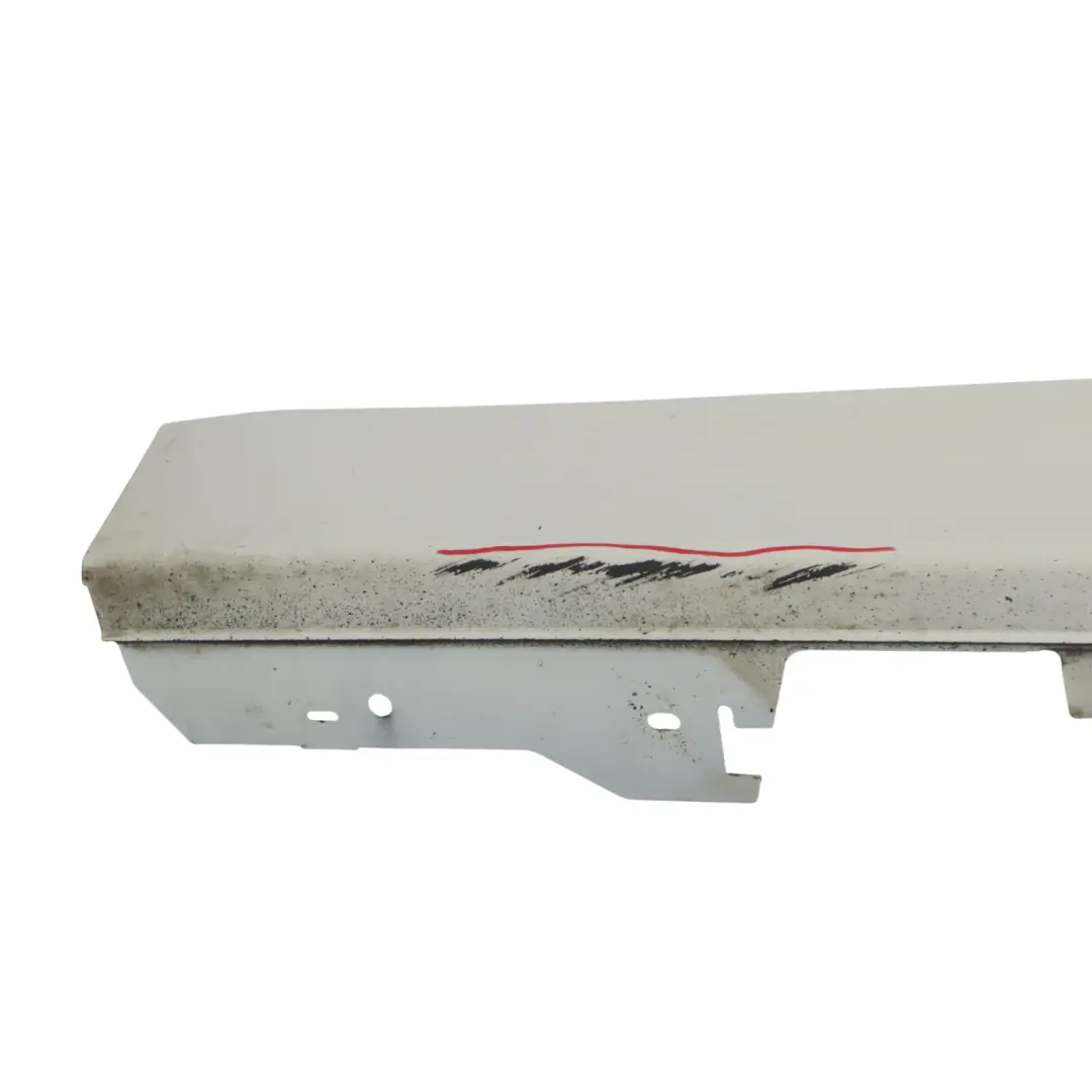 BMW F30 F31 Moldura de umbral lateral cubierta izquierdo Alpinweiss 3 - 300 - SKU 7312751-AW2 - Número de pieza 7312751