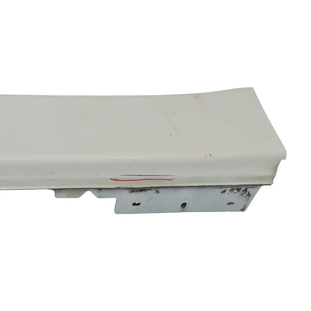 BMW F30 F31 Moldura de umbral lateral cubierta izquierdo Alpinweiss 3 - 300 - SKU 7312751-AW2 - Número de pieza 7312751