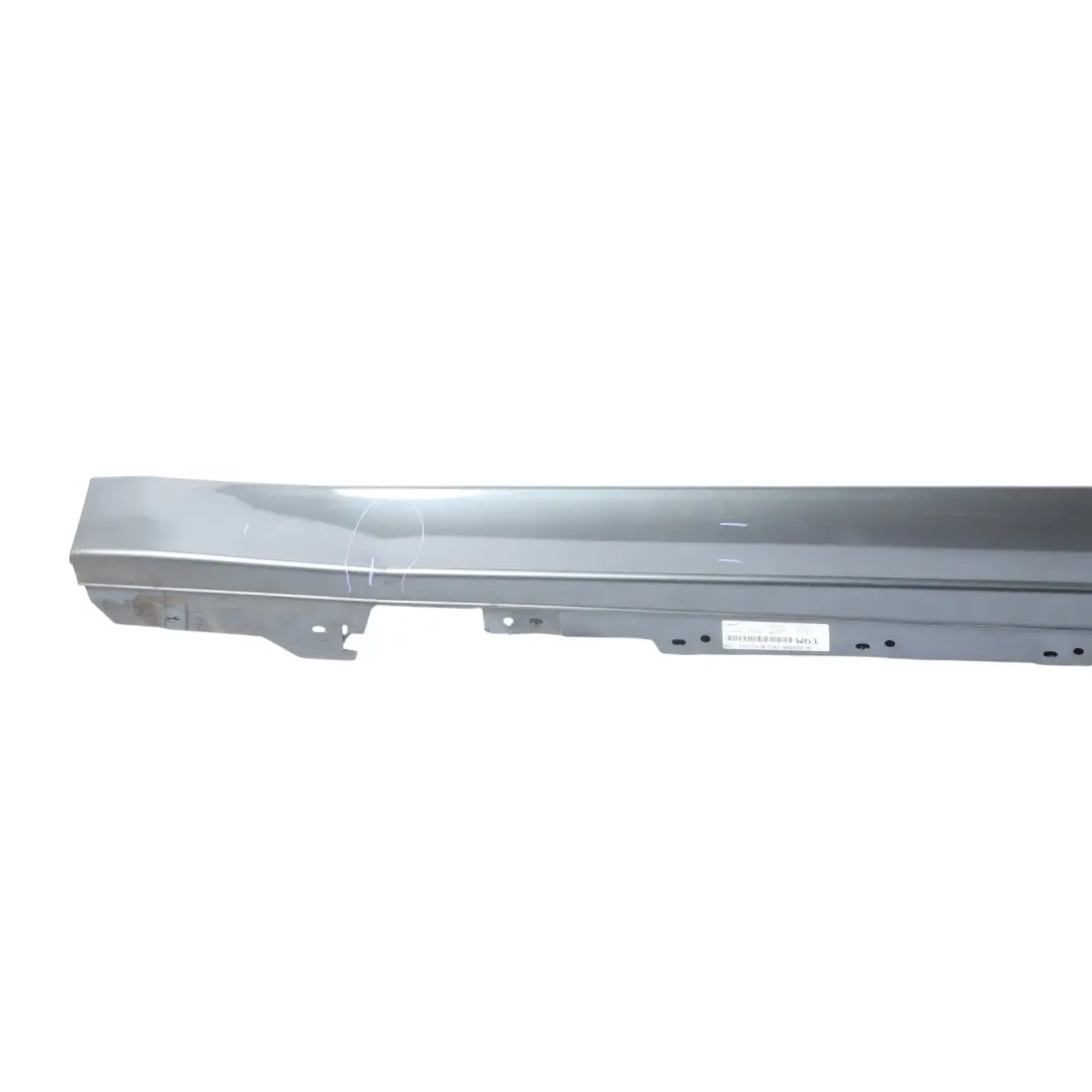 Side Skirt Sill Strip Left N/S Mineralgrau Grey Metallic - B39 to BMW F30 F31 with Part number 7312751 BMW F30 F31 Side Skirt Sill Strip Left N/S Mineralgrau Grey Metallic - B39 - SKU 7312751-MG - Part number 7312751