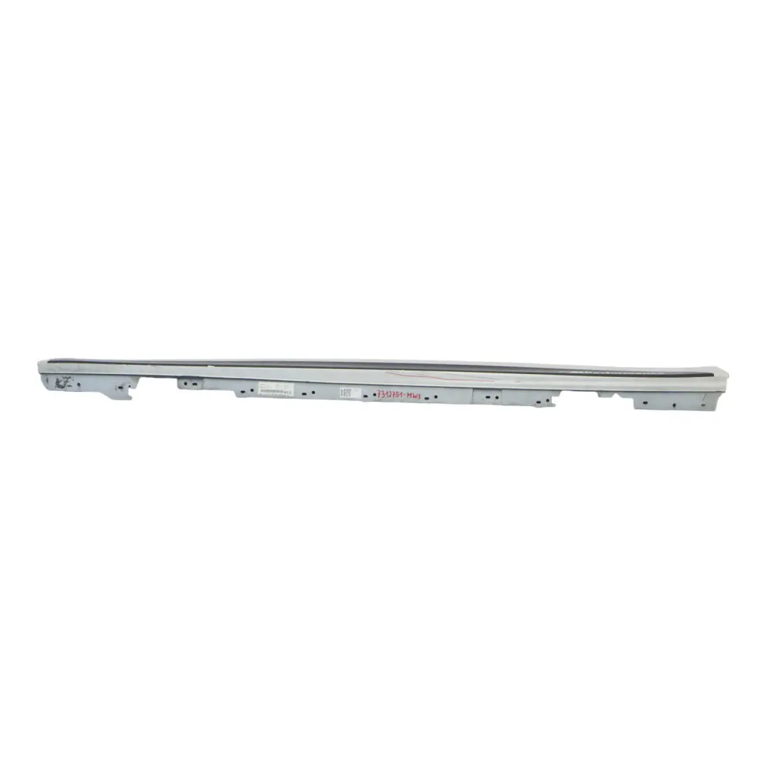  Side Skirt BMW F30 F31 Sill Strip Cover Left N/S Mineral White Metallic - A96 - SKU 7312751-MW3 - Part number 7312751
