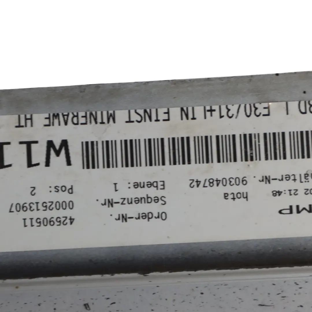 BMW F30 F31 Próg Lewy Mineral White Biały Metalik - A96 - SKU 7312751-MW3 - Numer Części 7312751