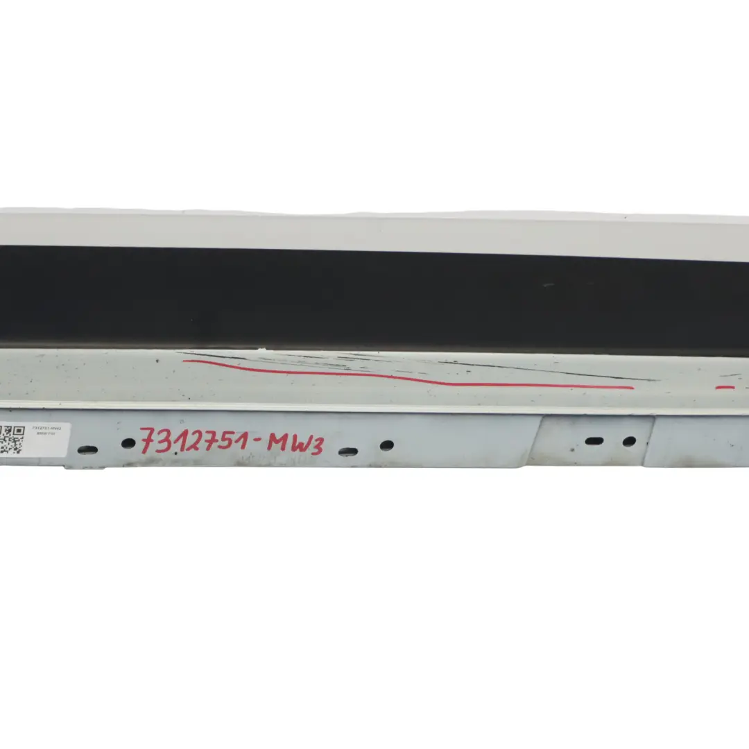 Side Skirt BMW F30 F31 Sill Strip Cover Left N/S Mineral White Metallic - A96 to with Part number 7312751 Side Skirt BMW F30 F31 Sill Strip Cover Left N/S Mineral White Metallic - A96 - SKU 7312751-MW3 - Part number 7312751
