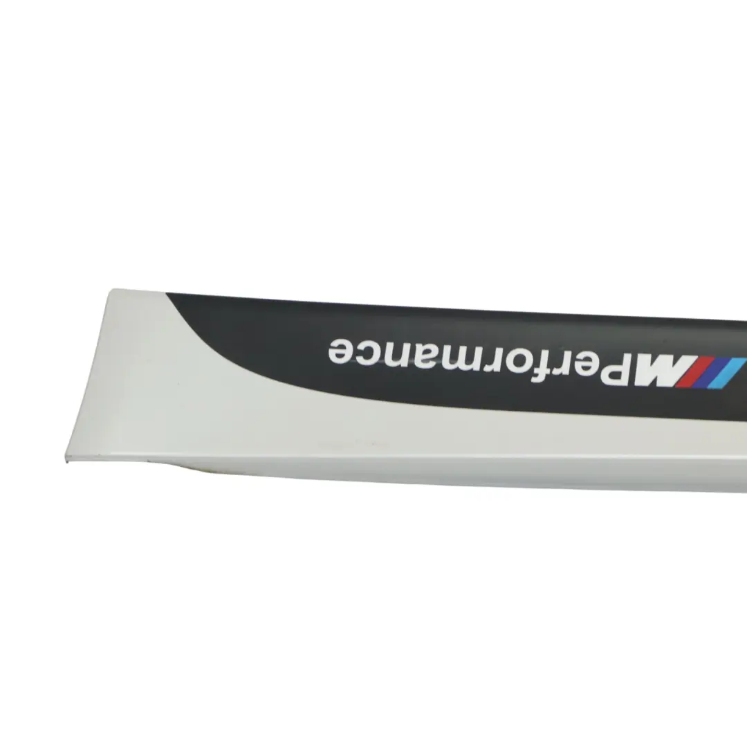  Side Skirt BMW F30 F31 Sill Strip Cover Left N/S Mineral White Metallic - A96 - SKU 7312751-MW3 - Part number 7312751