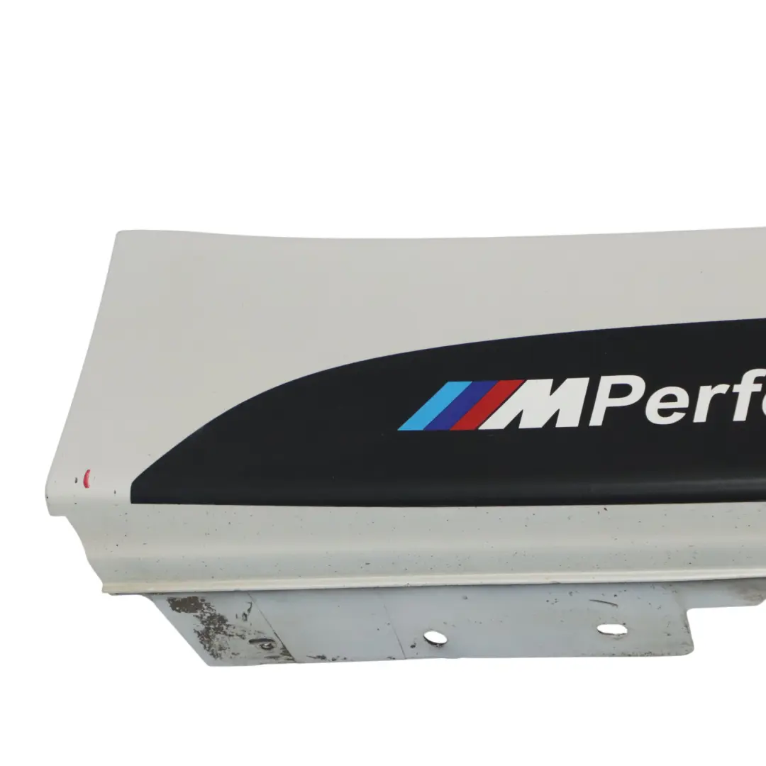 BMW F30 F31 Bas de caisse droit Mineralweiss Mineral White - A96 - SKU 7312752-MW1 - Numéro de pièce 7312752