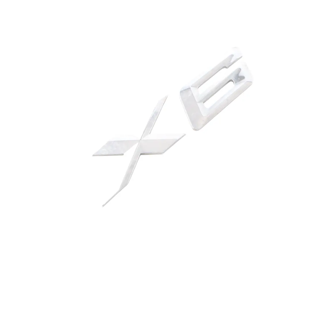 Lettering Emblem Logo Trim Badge Chrome X6 to BMW X6 F16 with Part number 7318697 BMW X6 F16 Lettering Emblem Logo Trim Badge Chrome X6 - SKU 7318697 - Part number 7318697