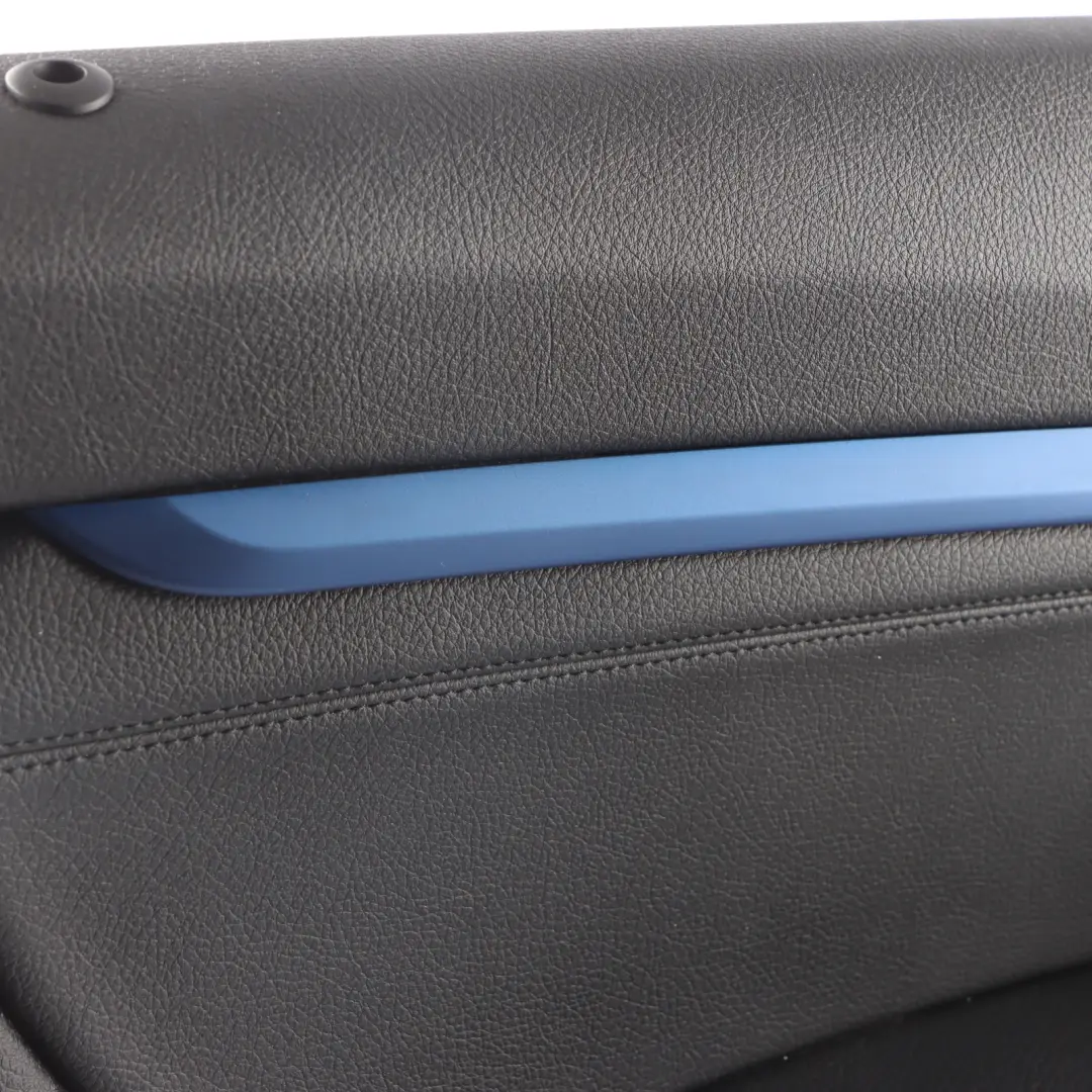 BMW F34 GT Rear Door Card Trim Cover Panel Left N/S Leather Black - SKU 7321357 - Part number 7321357