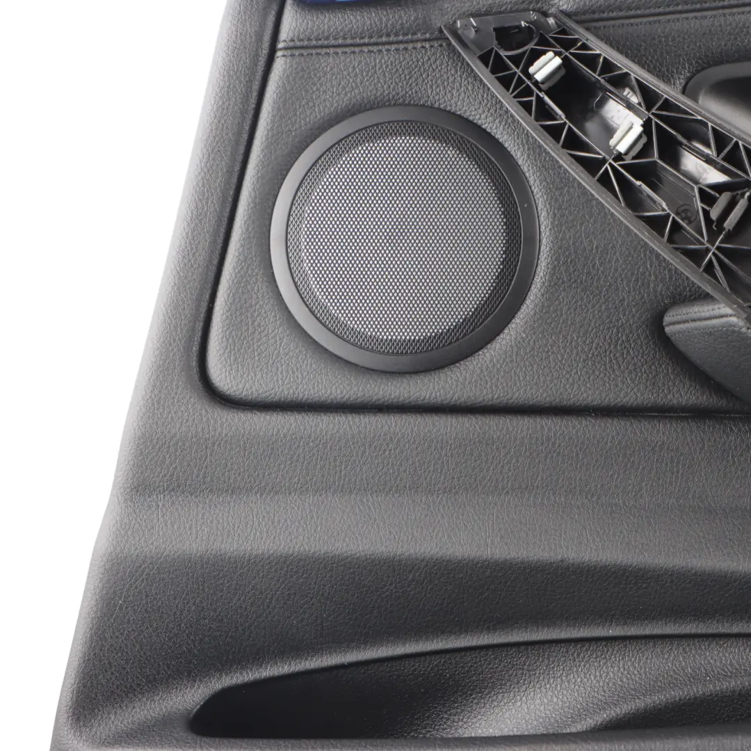 BMW F34 GT Rear Door Card Trim Cover Panel Right O/S Leather Black - SKU 7321358 - Part number 7321358