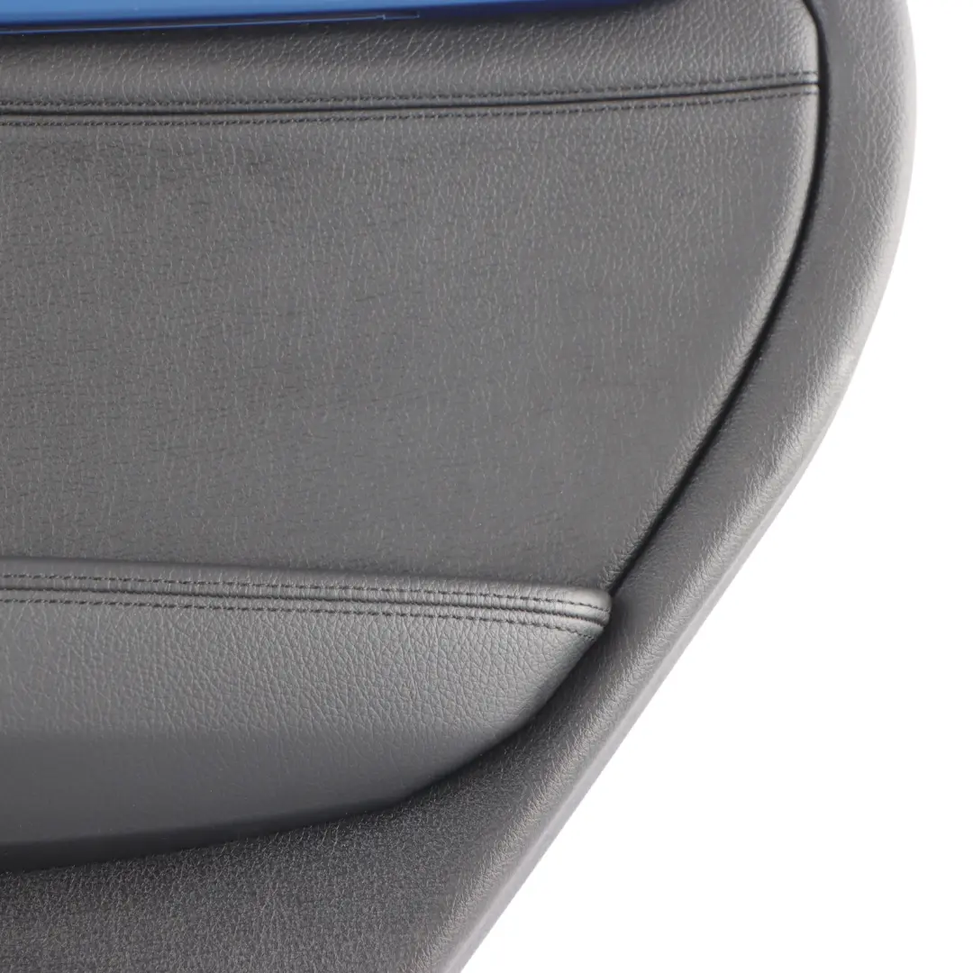 BMW F34 GT Rear Door Card Trim Cover Panel Right O/S Leather Black - SKU 7321358 - Part number 7321358