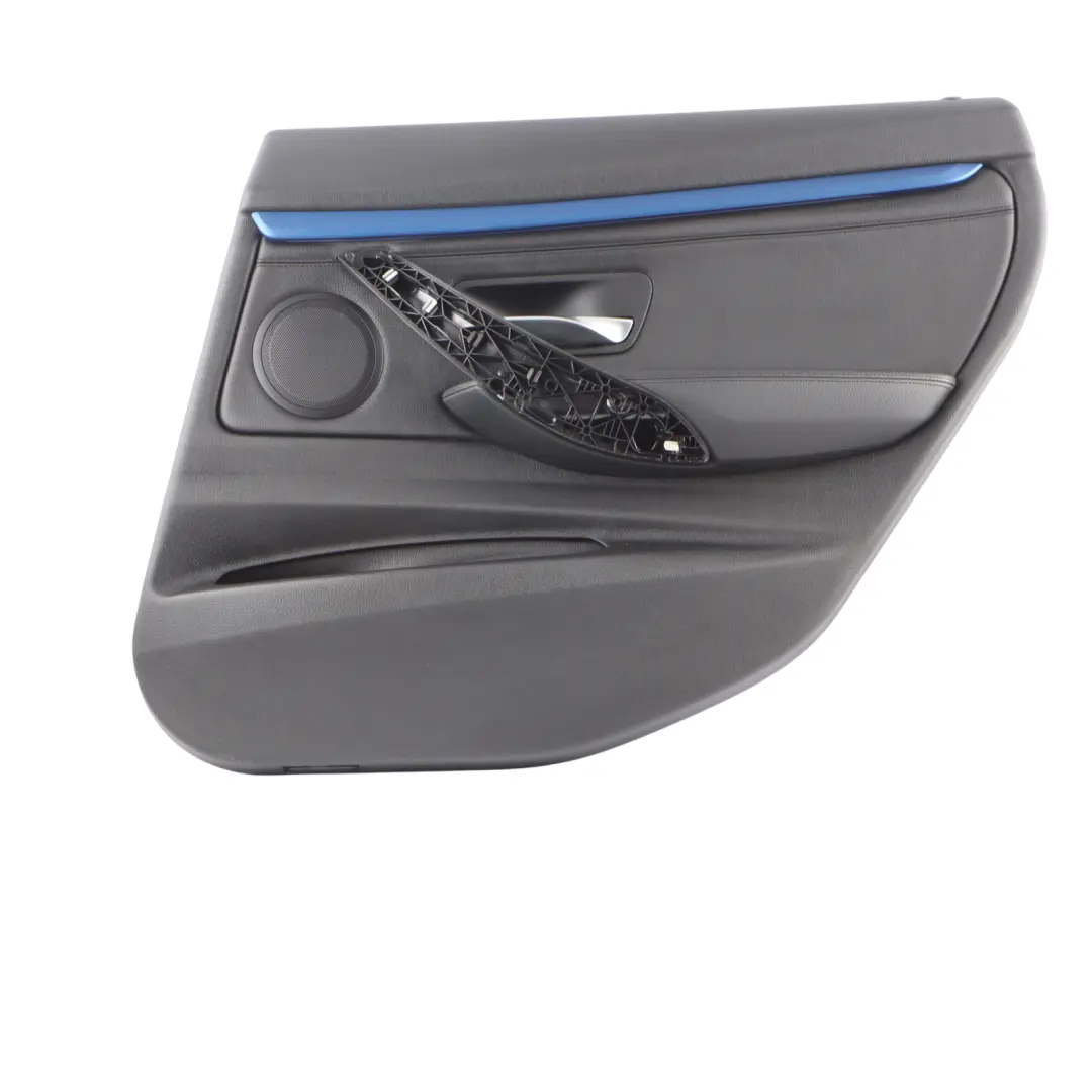 Door Card Trim Cover Panel Right O/S Leather Black to BMW F34 GT Rear with Part number 7321358 BMW F34 GT Rear Door Card Trim Cover Panel Right O/S Leather Black - SKU 7321358 - Part number 7321358