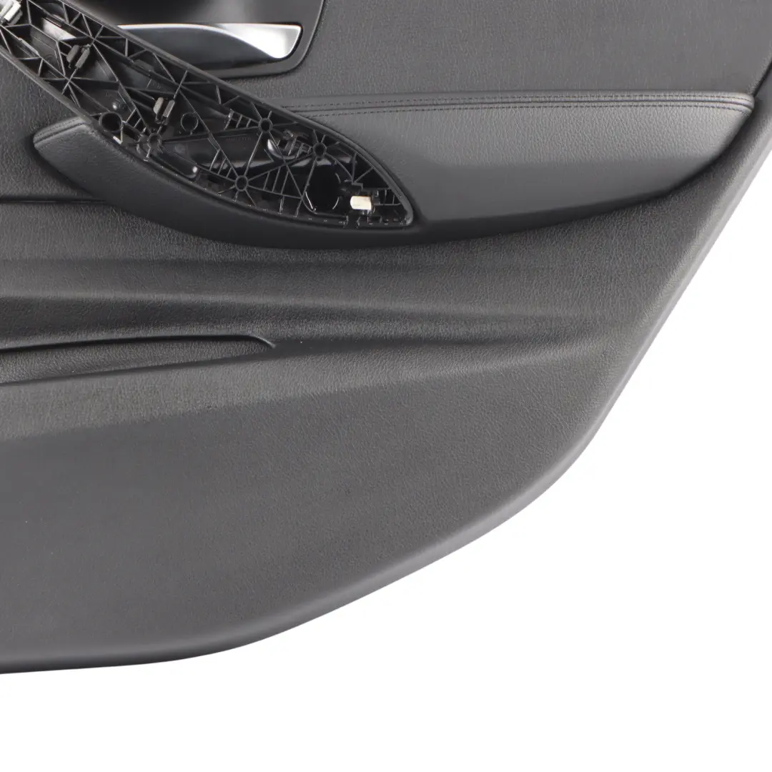 BMW F34 GT Rear Door Card Trim Cover Panel Right O/S Leather Black - SKU 7321358 - Part number 7321358
