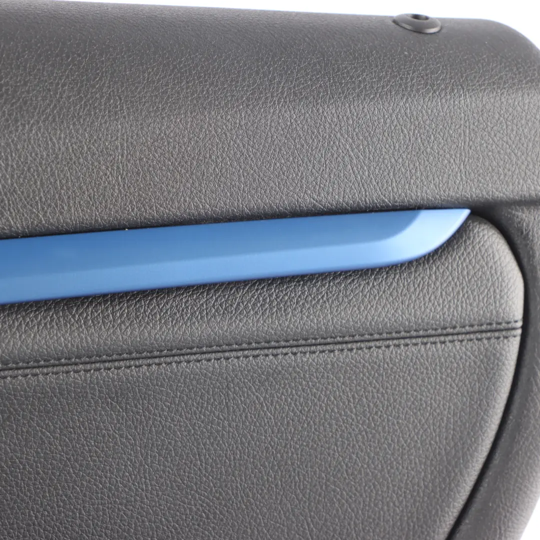 BMW F34 GT Rear Door Card Trim Cover Panel Right O/S Leather Black - SKU 7321358 - Part number 7321358