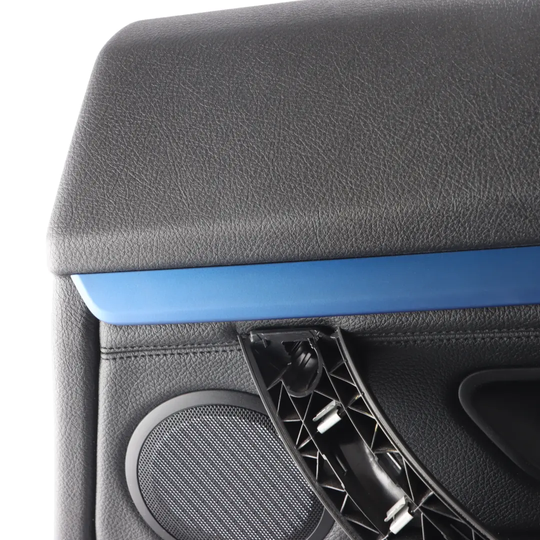 BMW F34 GT Rear Door Card Trim Cover Panel Right O/S Leather Black - SKU 7321358 - Part number 7321358