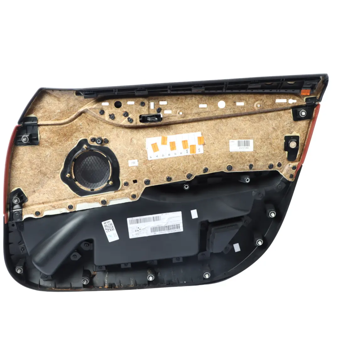 Door Card Trim Arm Rest Panel Front Left N/S Red Brown Leather to BMW E84 with Part number 7327191 BMW E84 Door Card Trim Arm Rest Panel Front Left N/S Red Brown Leather - SKU 7327191 - Part number 7327191