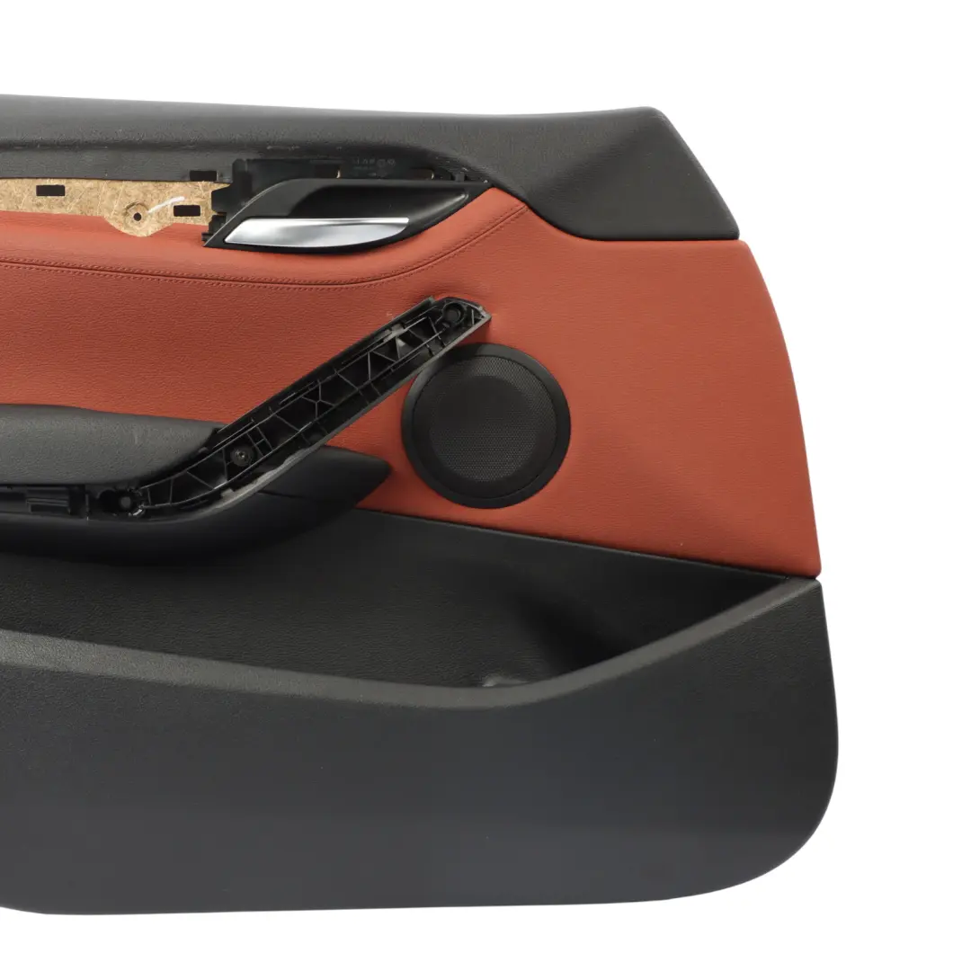 BMW E84 Door Card Trim Arm Rest Panel Front Left N/S Red Brown Leather - SKU 7327191 - Part number 7327191