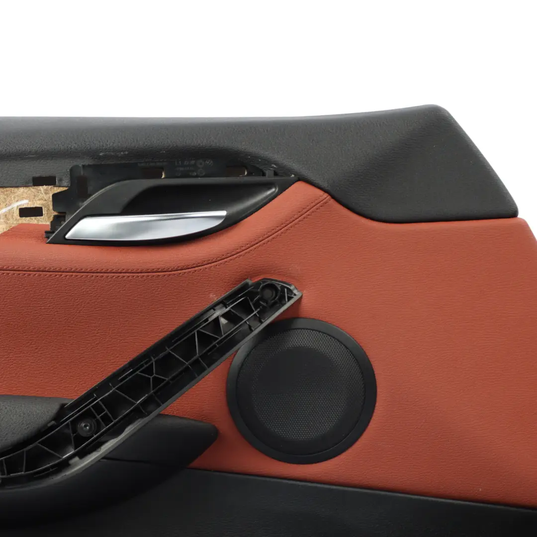BMW E84 Door Card Trim Arm Rest Panel Front Left N/S Red Brown Leather - SKU 7327191 - Part number 7327191