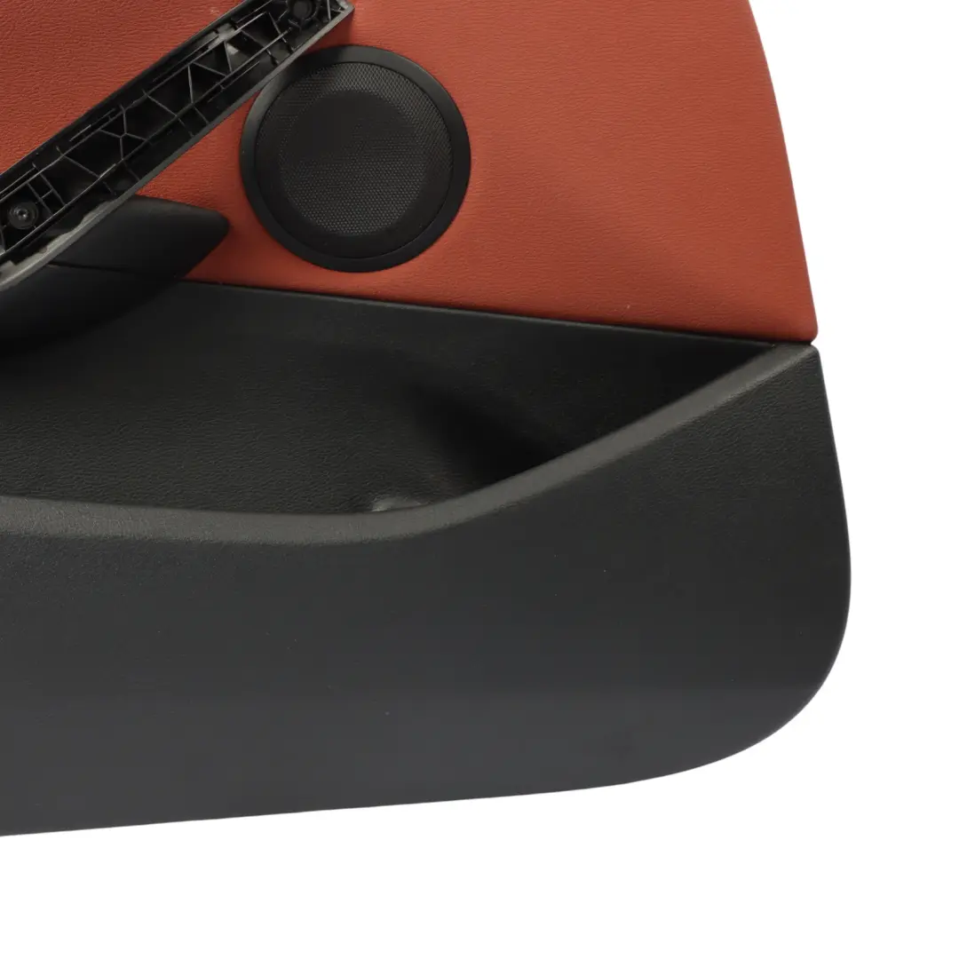 BMW E84 Door Card Trim Arm Rest Panel Front Left N/S Red Brown Leather - SKU 7327191 - Part number 7327191
