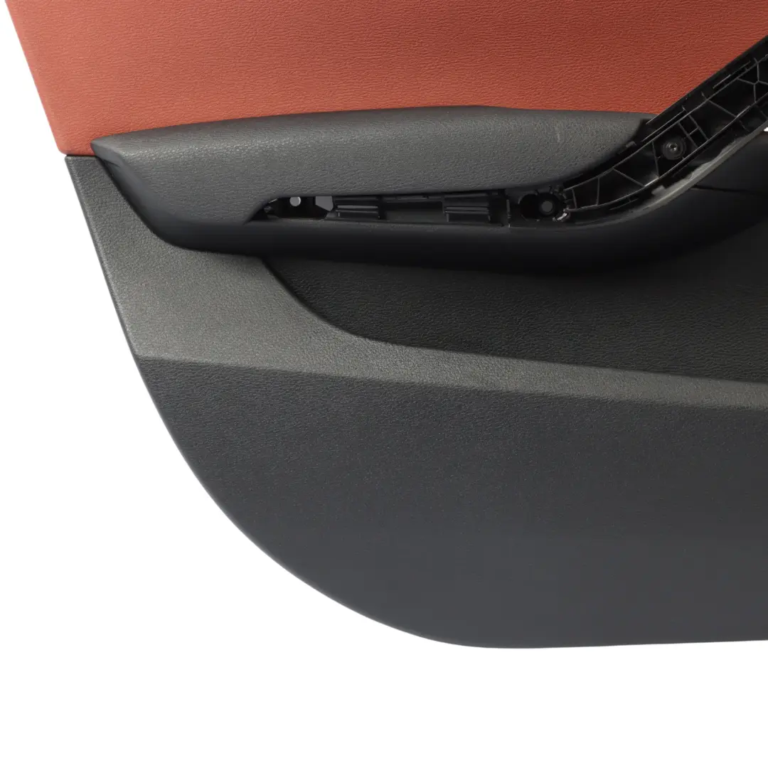 Door Card Trim Arm Rest Panel Front Left N/S Red Brown Leather to BMW E84 with Part number 7327191 BMW E84 Door Card Trim Arm Rest Panel Front Left N/S Red Brown Leather - SKU 7327191 - Part number 7327191