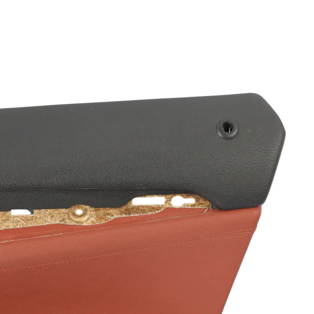 BMW E84 Door Card Trim Arm Rest Panel Front Right O/S Red Brown Leather - SKU 7327192 - Part number 7327192