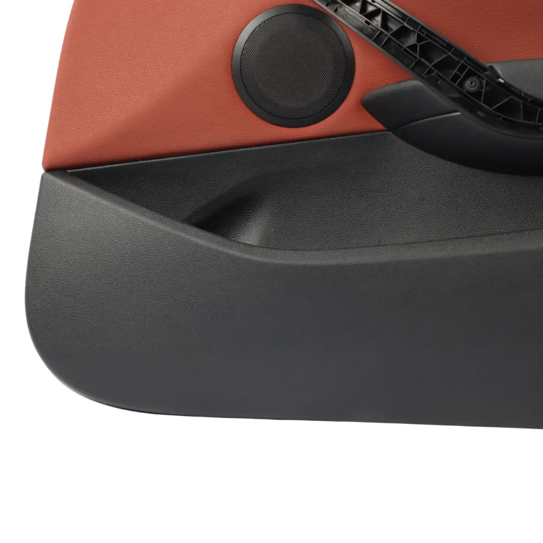 BMW E84 Door Card Trim Arm Rest Panel Front Right O/S Red Brown Leather - SKU 7327192 - Part number 7327192