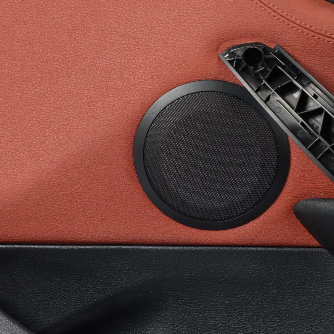 Door Card Trim Arm Rest Panel Front Right O/S Red Brown Leather to BMW E84 with Part number 7327192 BMW E84 Door Card Trim Arm Rest Panel Front Right O/S Red Brown Leather - SKU 7327192 - Part number 7327192