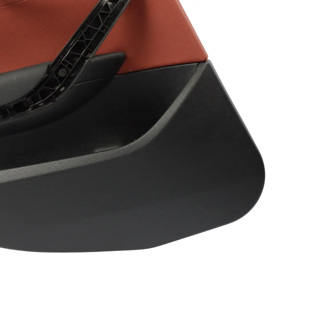 Door Card Trim Arm Rest Panel Rear Left N/S Red Brown Leather to BMW E84 with Part number 7327255 BMW E84 Door Card Trim Arm Rest Panel Rear Left N/S Red Brown Leather - SKU 7327255 - Part number 7327255