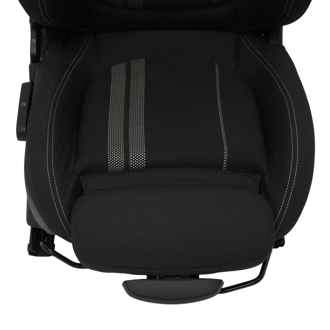 Mini F57 Sport Seat Front Right O/S Heated Fabric Double Stripe Carbon Black - SKU 7340386-1 - Part number 7340386