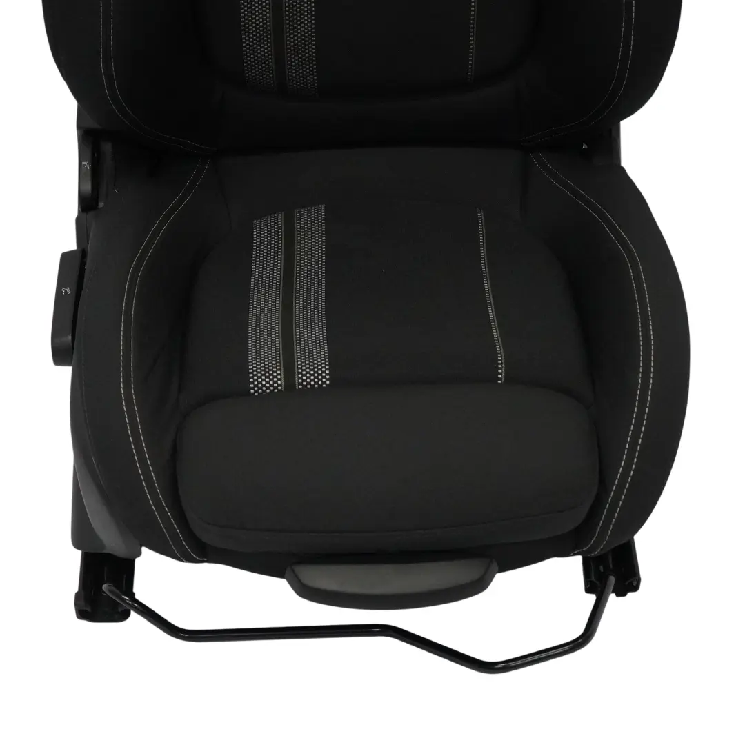 Mini F57 Sport Seat Front Right O/S Heated Fabric Double Stripe Carbon Black - SKU 7340386-1 - Part number 7340386