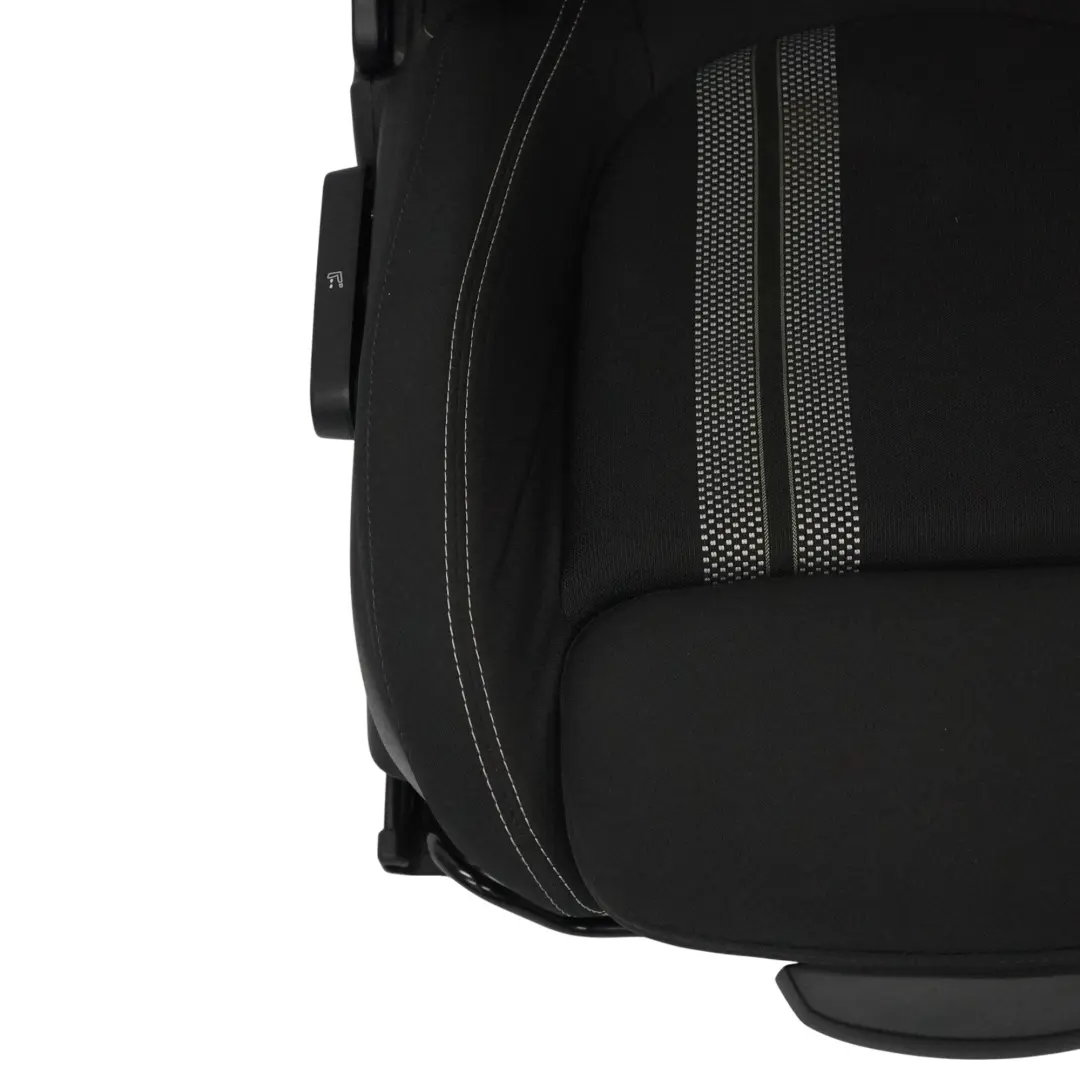 Mini F57 Sport Seat Front Right O/S Heated Fabric Double Stripe Carbon Black - SKU 7340386-1 - Part number 7340386