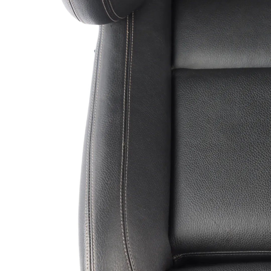 M-Sport Asiento Delantero Calefactable Izquierdo Cuero Negro Costura para BMW F10 LCI con número de pieza 7349859 BMW F10 LCI M-Sport Asiento Delantero Calefactable Izquierdo Cuero Negro Costura - SKU 7349859-3 - Número de pieza 7349859