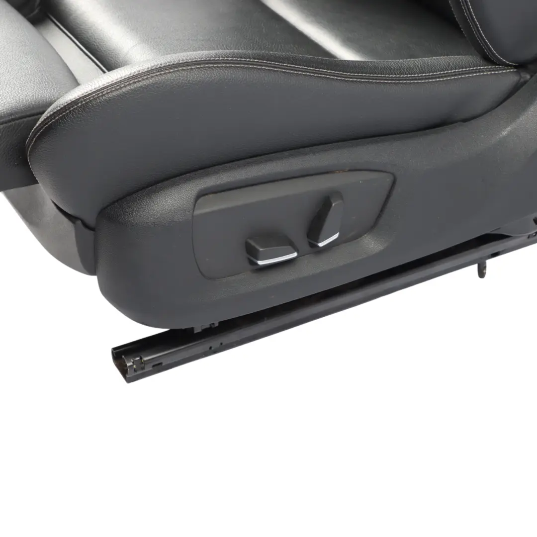 M-Sport Sedile riscaldato anteriore sinistro Pelle Nero Cuciture per BMW F10 F11 LCI con numero di parte 7349859 BMW F10 F11 LCI M-Sport Sedile riscaldato anteriore sinistro Pelle Nero Cuciture - SKU 7349859-3 - Numero di parte 7349859