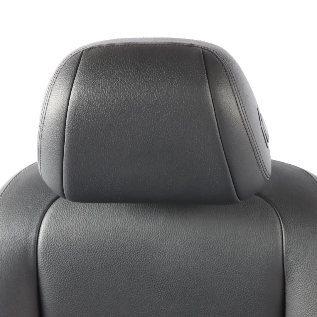 BMW F10 LCI M-Sport Asiento Delantero Calefactable Izquierdo Cuero Negro Costura - SKU 7349859-3 - Número de pieza 7349859