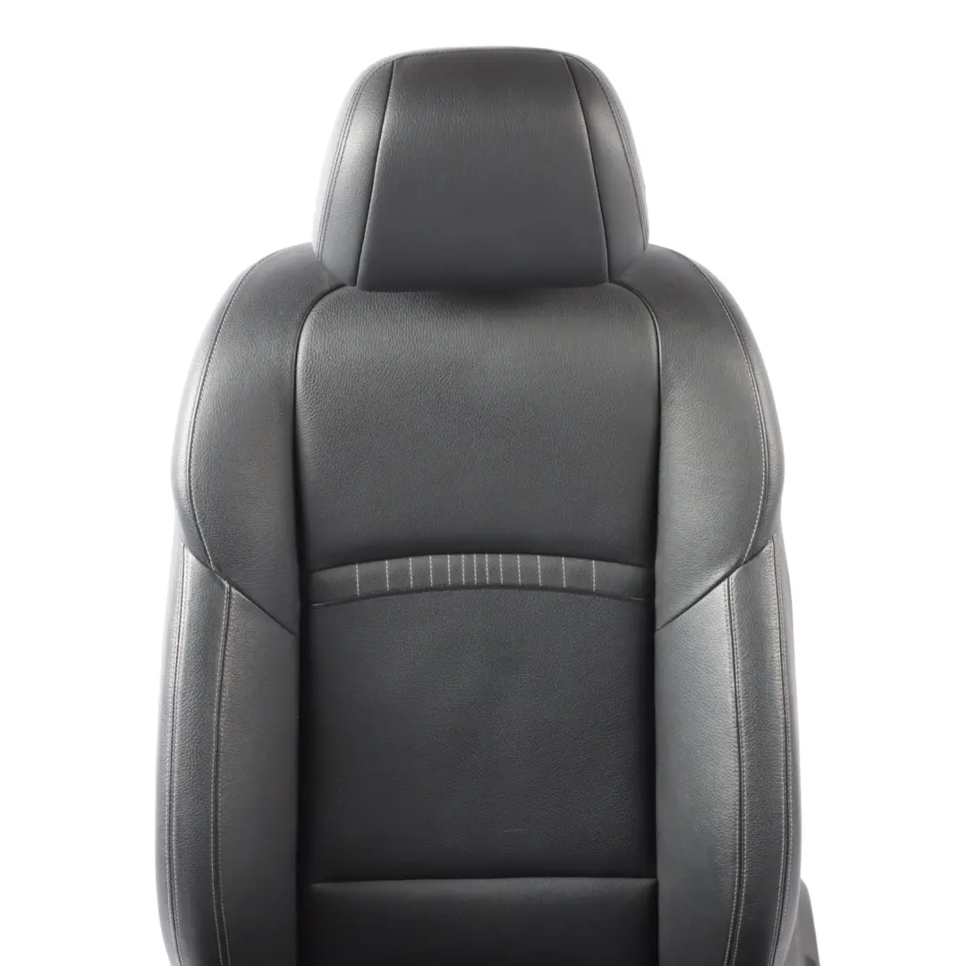 M-Sport Sedile riscaldato anteriore sinistro Pelle Nero Cuciture per BMW F10 F11 LCI con numero di parte 7349859 BMW F10 F11 LCI M-Sport Sedile riscaldato anteriore sinistro Pelle Nero Cuciture - SKU 7349859-3 - Numero di parte 7349859