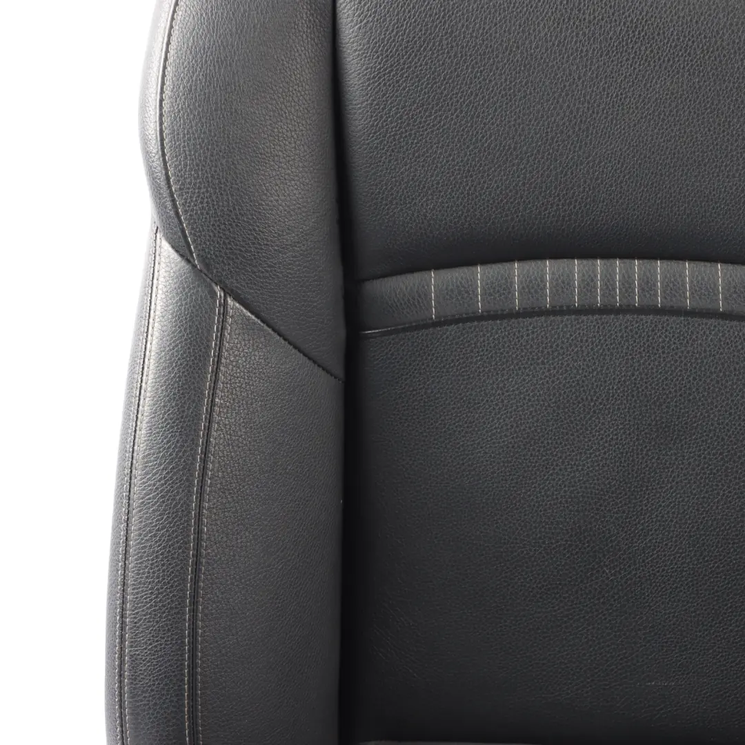 M-Sport Sedile riscaldato anteriore sinistro Pelle Nero Cuciture per BMW F10 F11 LCI con numero di parte 7349859 BMW F10 F11 LCI M-Sport Sedile riscaldato anteriore sinistro Pelle Nero Cuciture - SKU 7349859-3 - Numero di parte 7349859