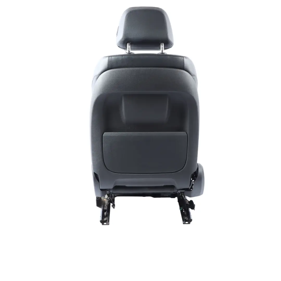 BMW F10 F11 Asiento Delantero Derecho Calefactable Cuero Negro Costura Exclusiva - SKU 7349862-1 - Número de pieza 7349862