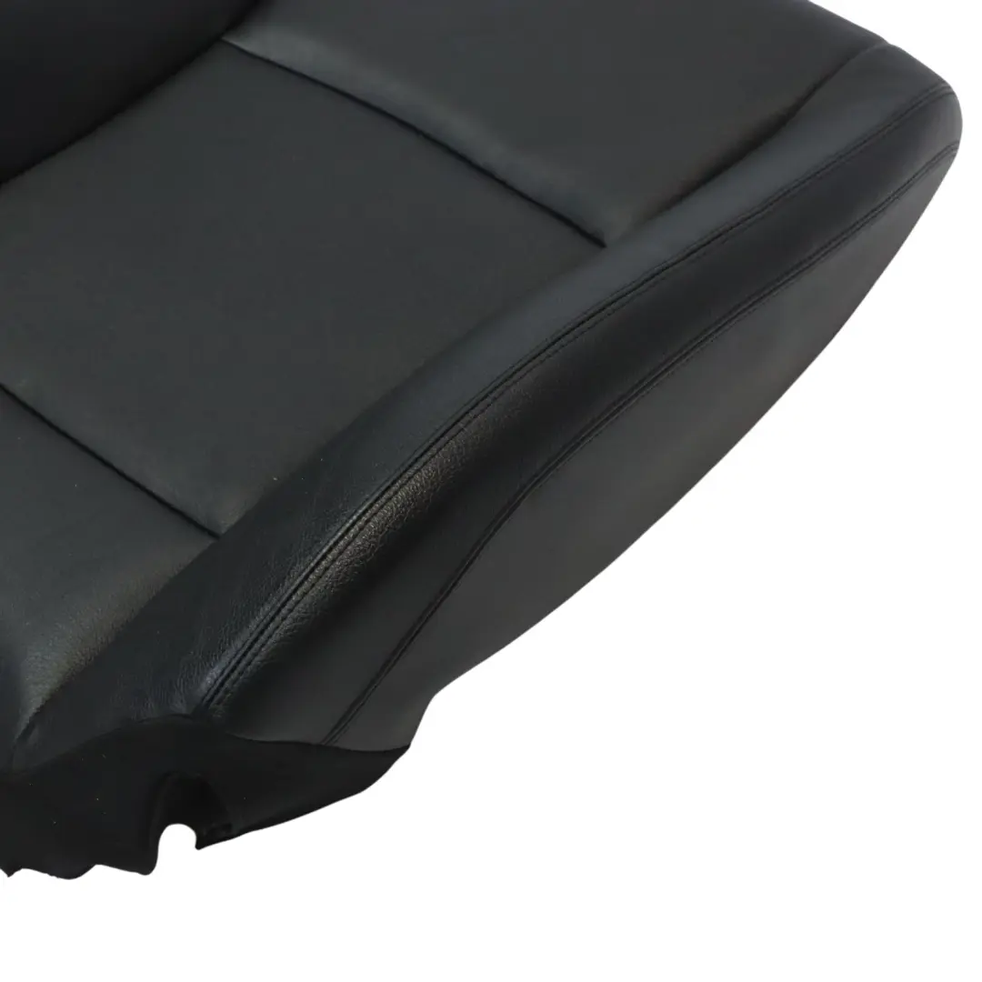 Respaldo Asiento Delantero Izquierdo Calefactable Cuero Dakota Negro para BMW F10 F11 con número de pieza 7350137 BMW F10 F11 Respaldo Asiento Delantero Izquierdo Calefactable Cuero Dakota Negro - SKU 7350137 - Número de pieza 7350137