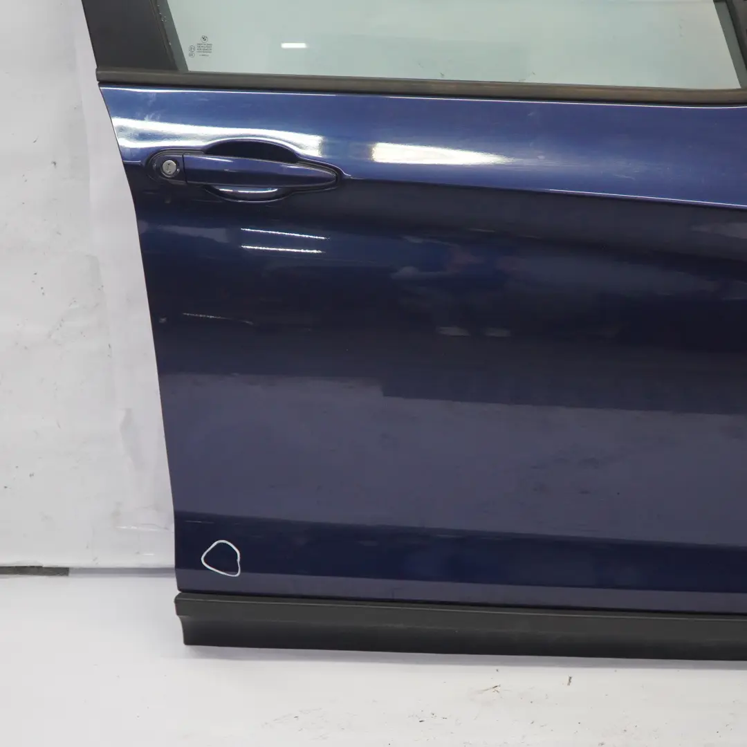 BMW X3 F25 Door Front Right O/S Tiefseeblau Deep Sea Blue Metallic - A76 - SKU 7355804-DSB - Part number 7355804