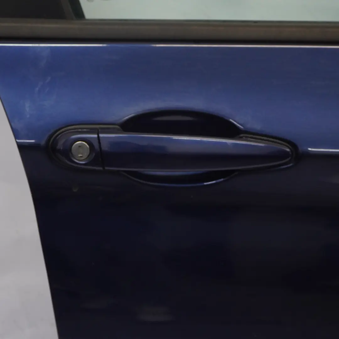 BMW X3 F25 Door Front Right O/S Tiefseeblau Deep Sea Blue Metallic - A76 - SKU 7355804-DSB - Part number 7355804